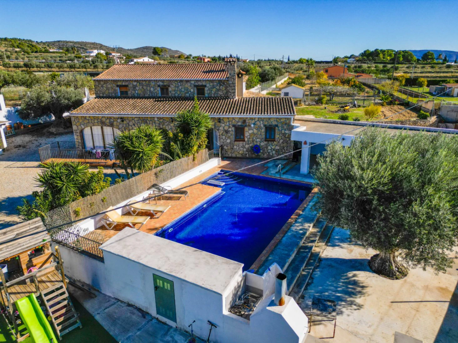 Stone-Faced Villa in Partida Canor Benissa – Private Pool, Large Terrace and Countryside Outlook
