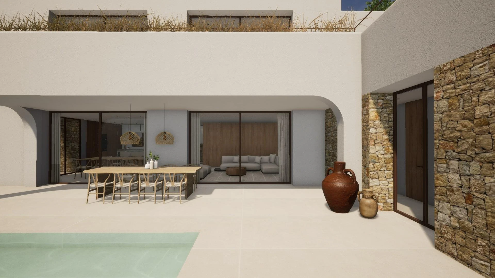 ESTA VILLA ES UN SÍMBOLO DE ELEGANCIA Y MODERNIDAD, CON VISTAS AL MAR INCOMPARABLES.
