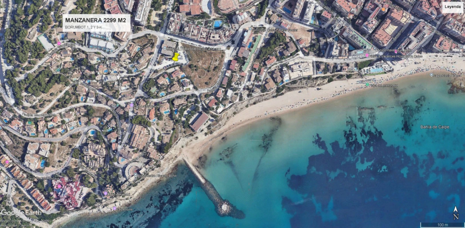 Urban Land for Sale in Calpe – 2,299 m² Plot with Residential & Commercial Use