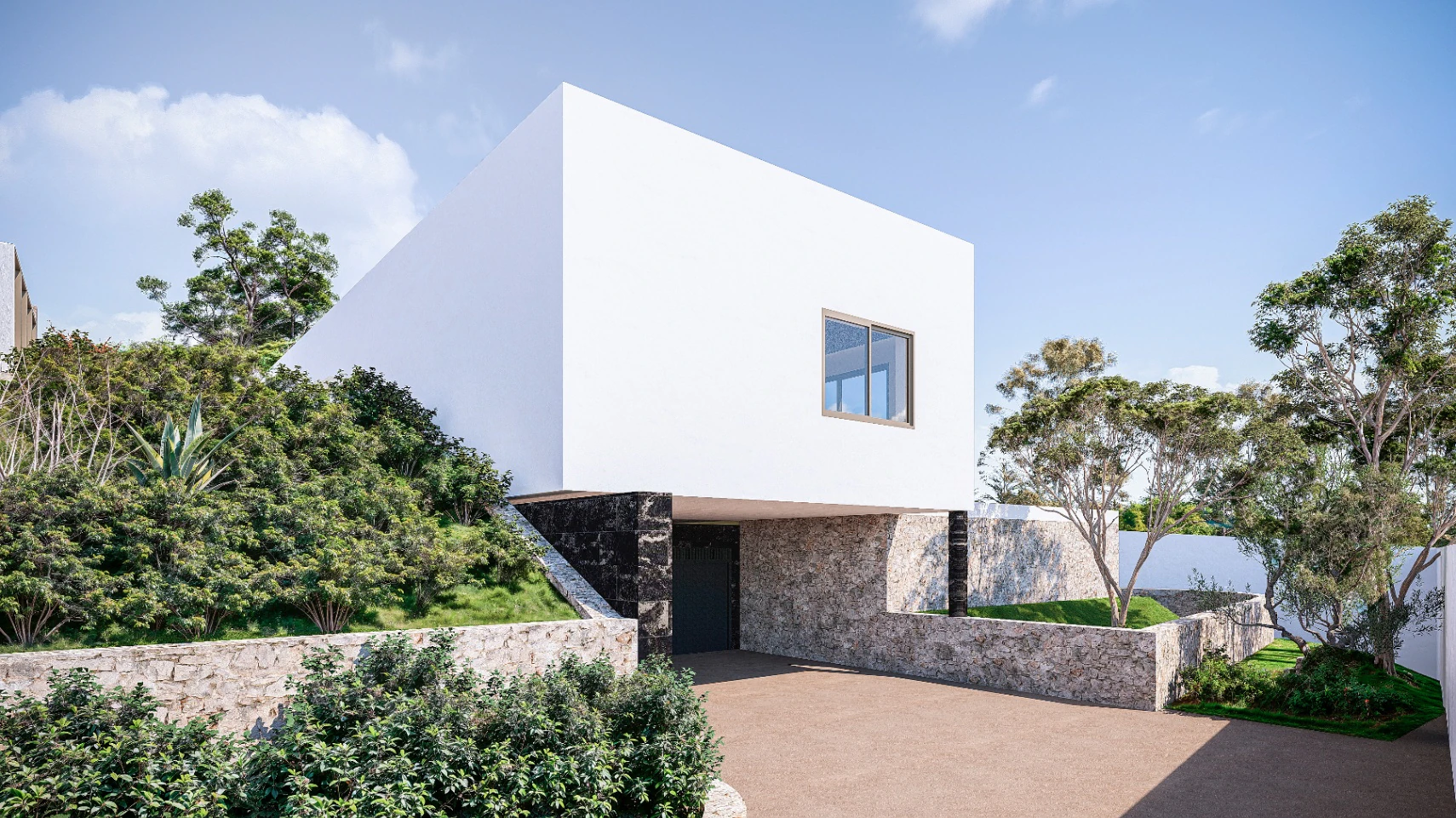 Moderne Familienvilla zum Verkauf in Javea mit Doppelgarage und Garten
