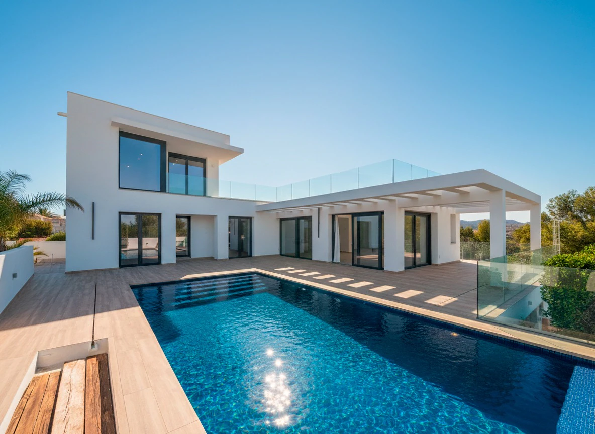 Villa de lujo en Benimeit - Moraira, con vistas panorámicas al mar