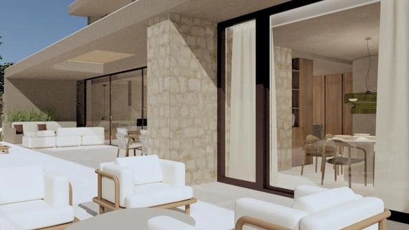 Under construction: sea view villa for sale in Benissa