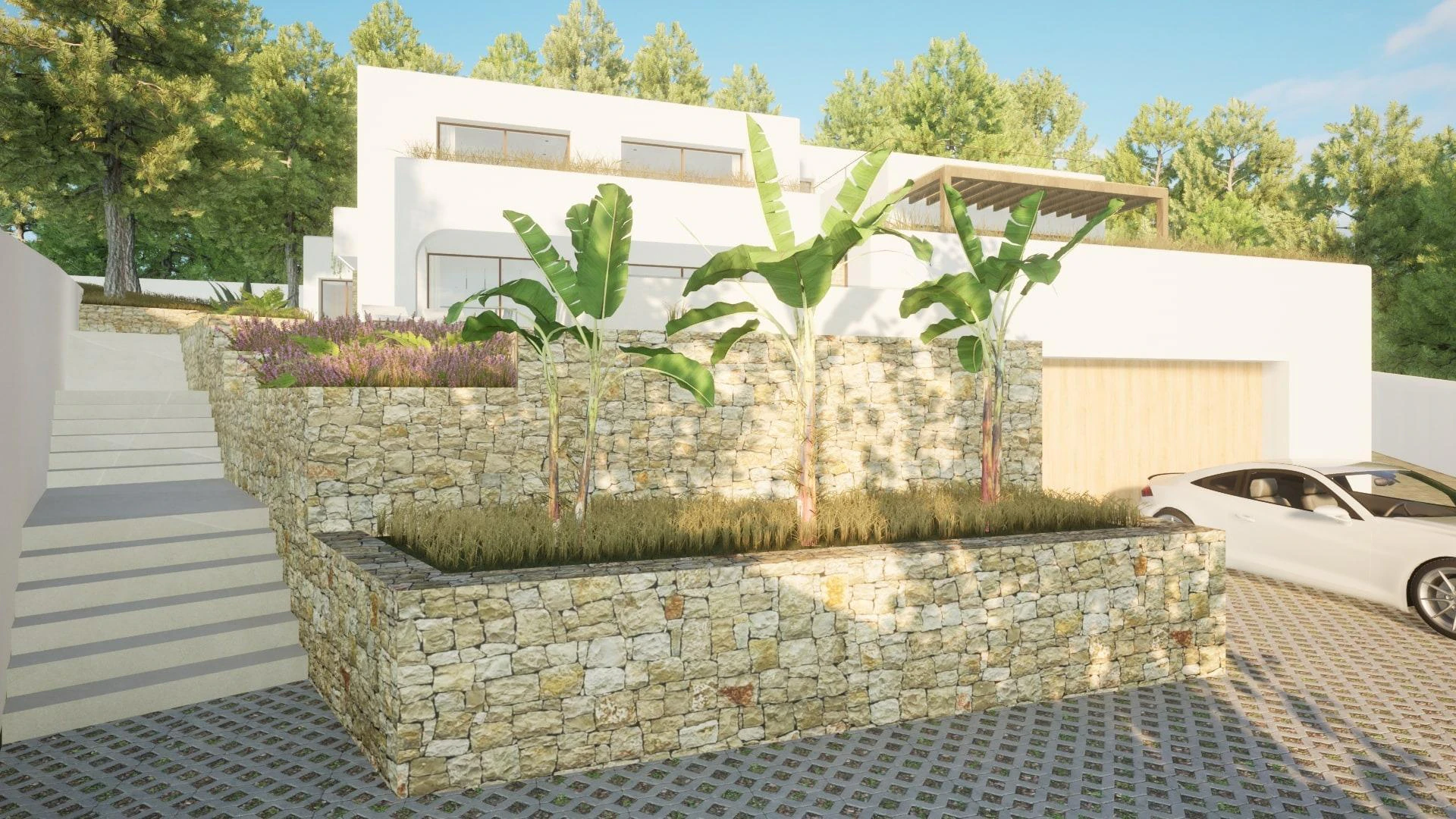 ESTA VILLA ES UN SÍMBOLO DE ELEGANCIA Y MODERNIDAD, CON VISTAS AL MAR INCOMPARABLES.