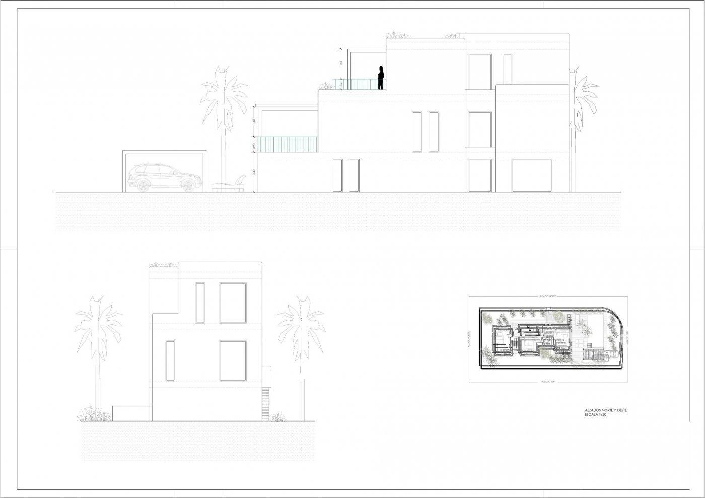 PROJEKT ZUM BAUEN IN DER ERSTEN LINIE VON OLIVA BEACH