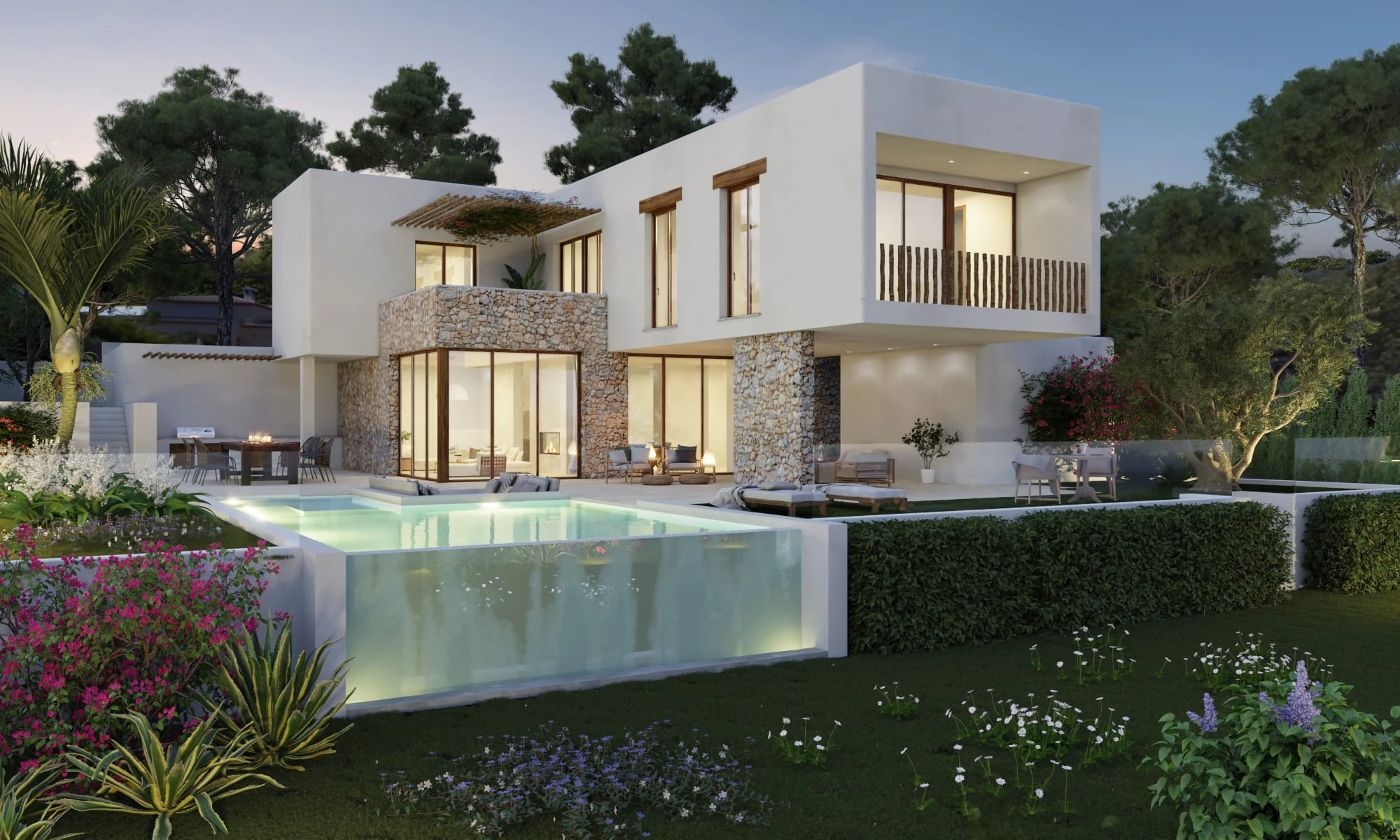 Luxury Ibiza-Style Villa for Sale in Las Laderas Javea 4 Bedrooms
