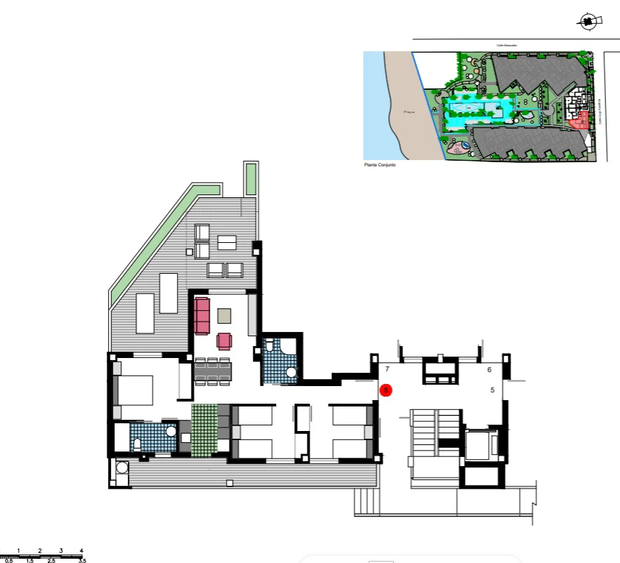 Apartamento en primera línea en venta en Denia