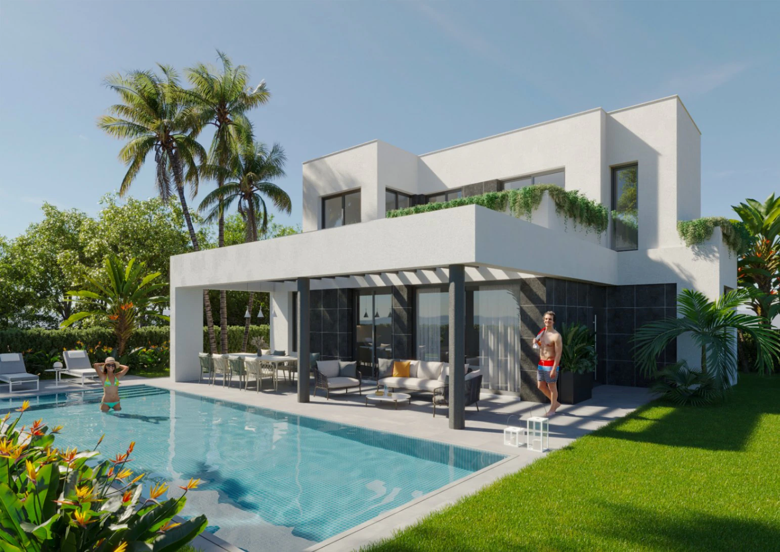 Villas modernas en venta en Finestrat