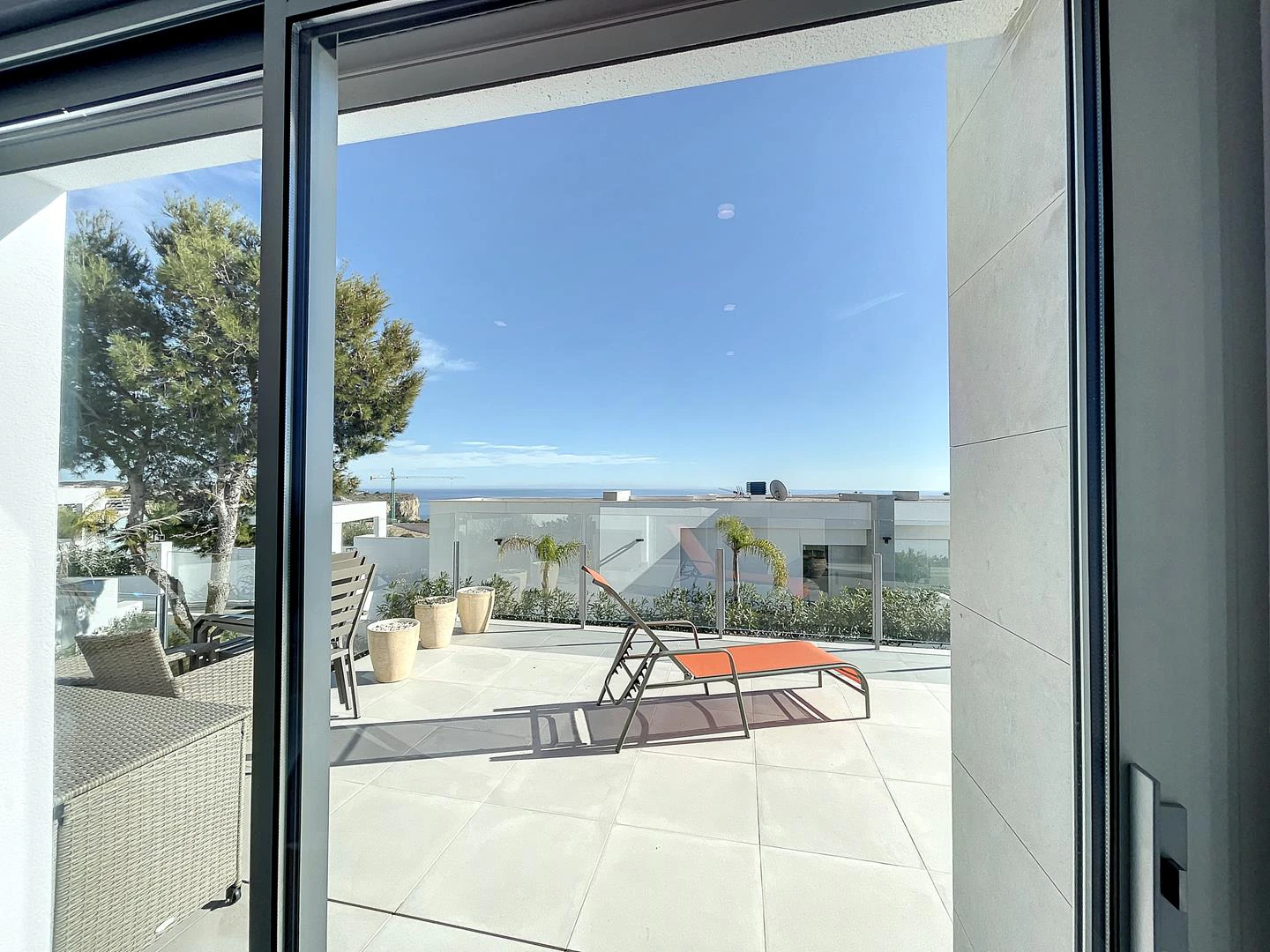 Modern villa with sea views and private pool