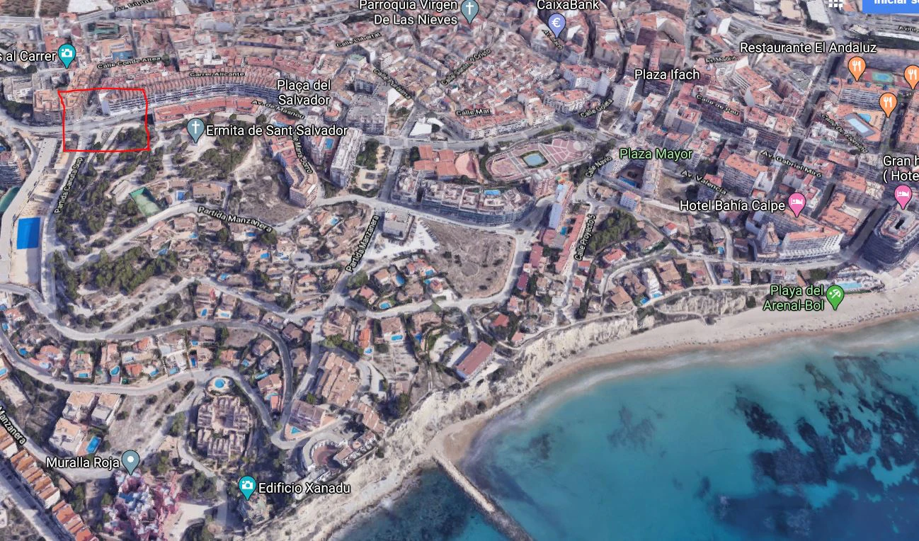 Plot for sale in Calpe