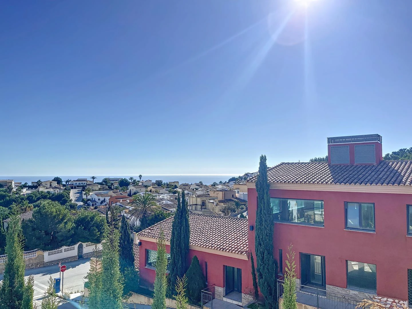 Modern villa with sea views and private pool