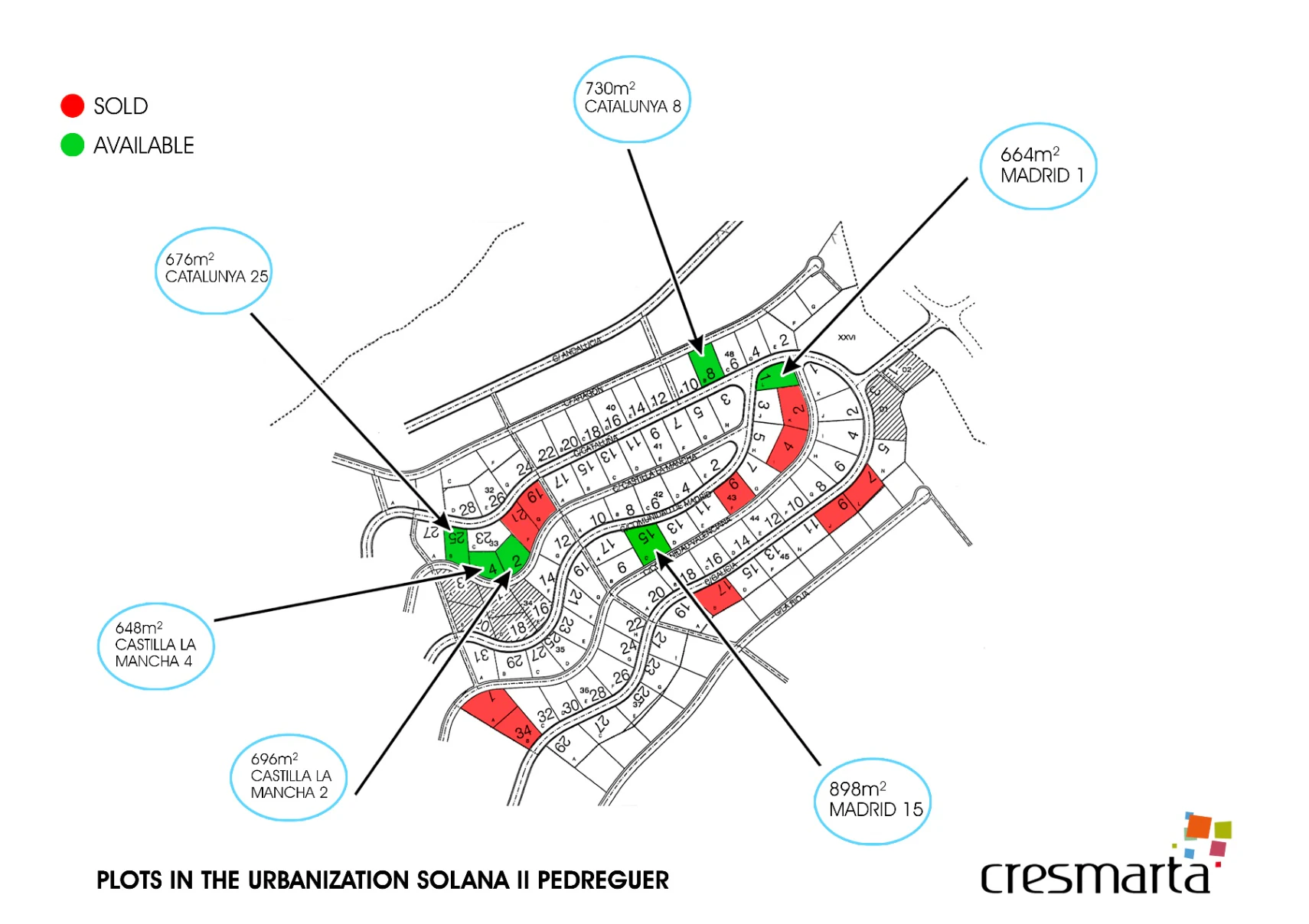 Urban plot in Urbanización Solana II de Pedreguer