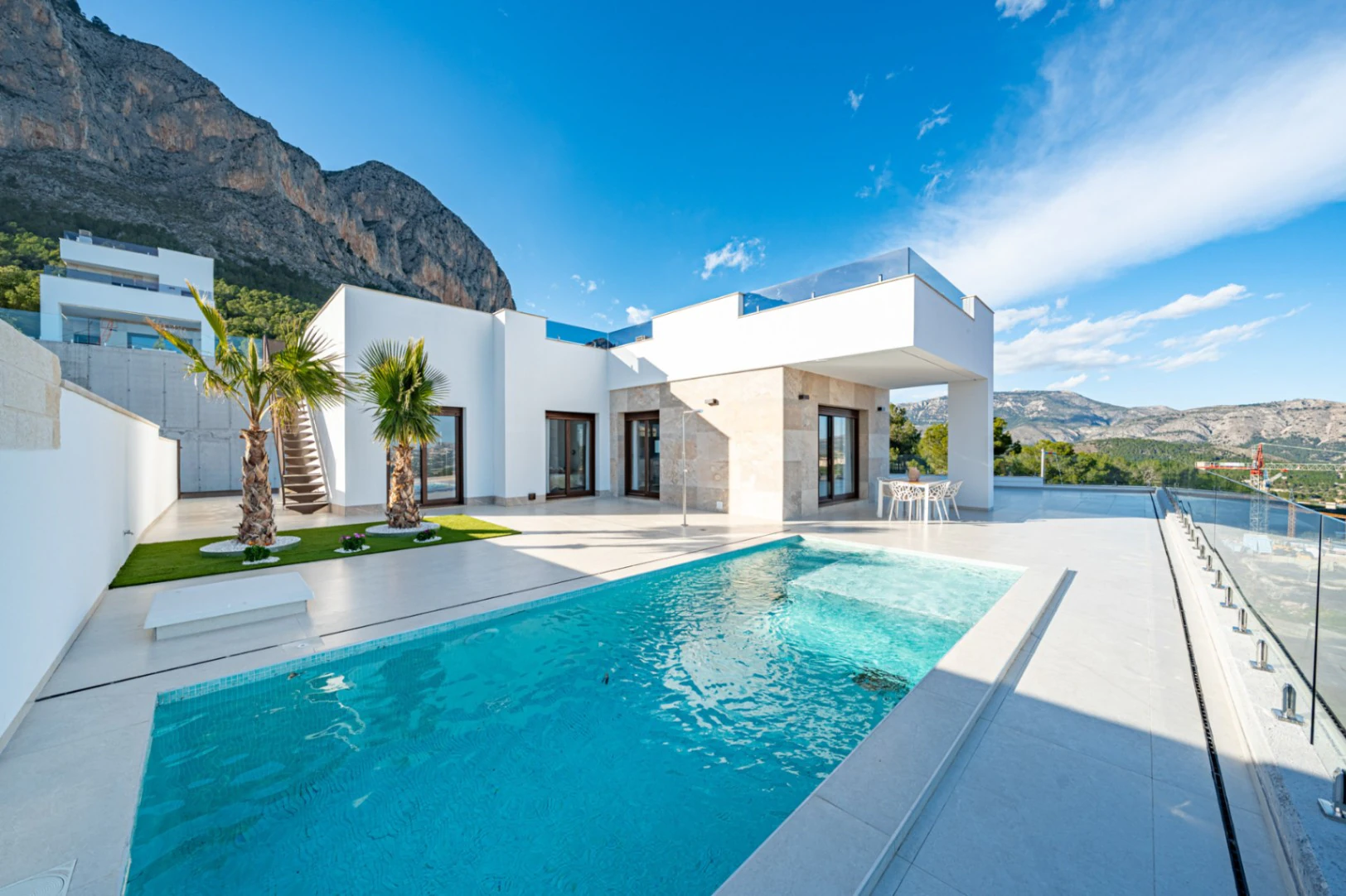 Villa in Polop with Sea and Mountain Views