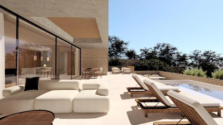 Under construction: sea view villa for sale in Benissa
