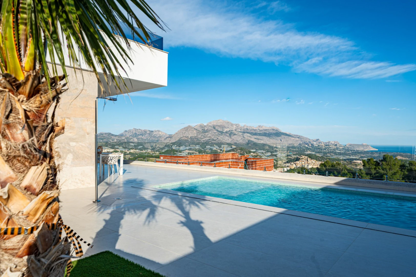 Villa in Polop with Sea and Mountain Views