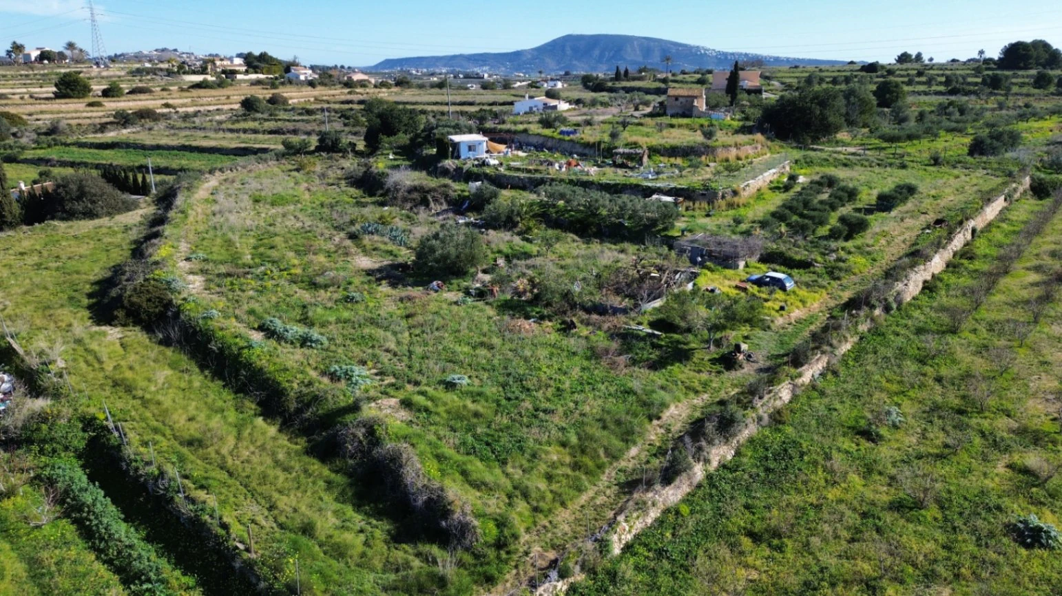 Rustiek perceel met prachtig uitzicht in Partida Berdica, Benissa