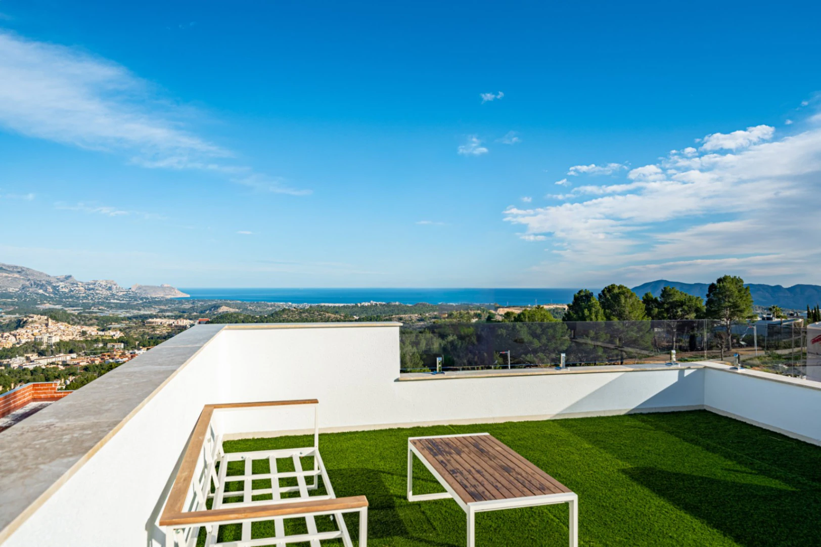 Villa in Polop with Sea and Mountain Views