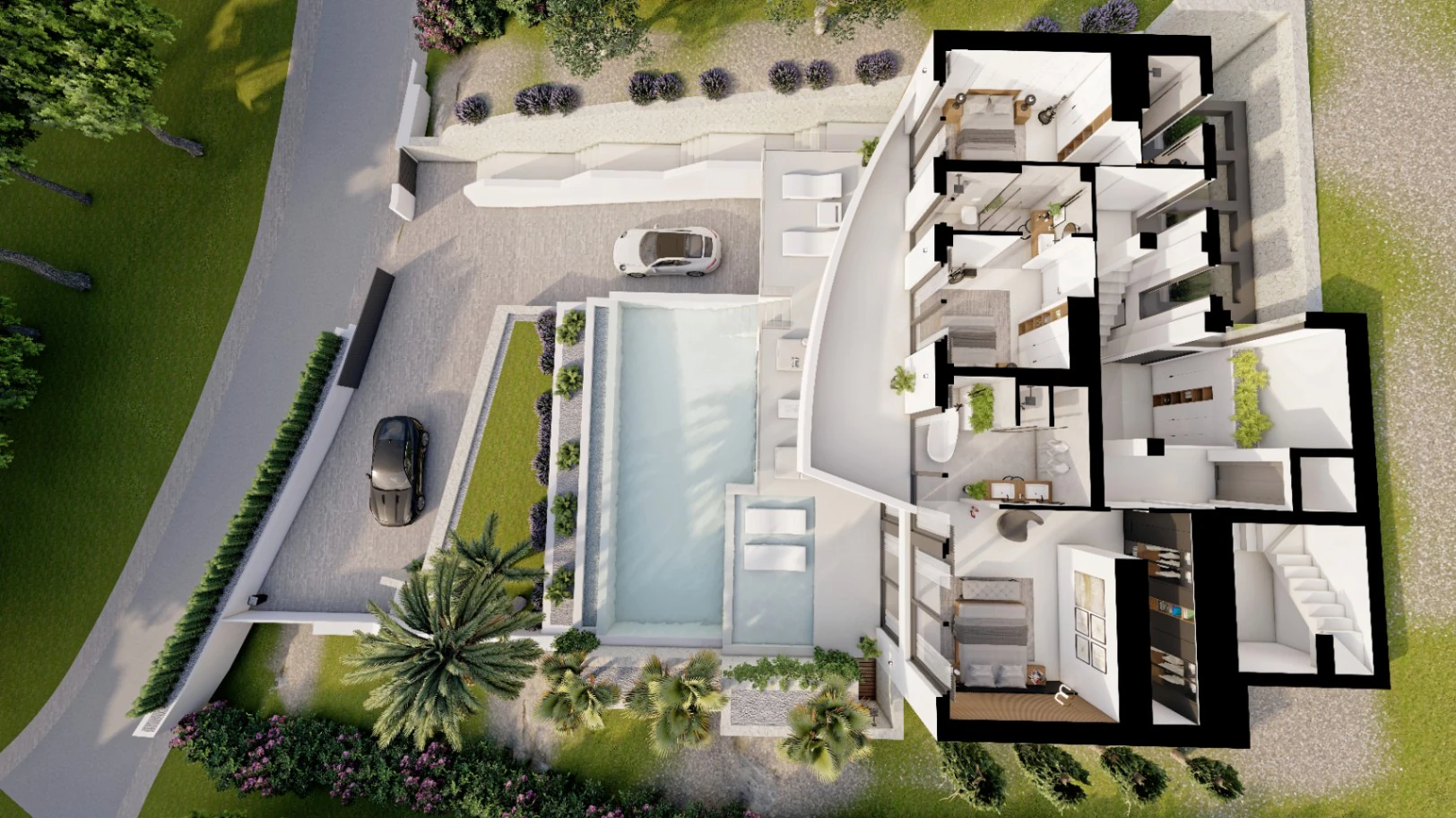 Luxe nieuwe villa te koop in Altea La Vella