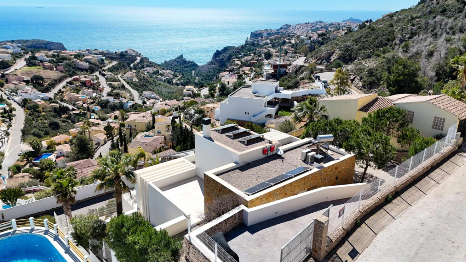 Cumbre del Sol modern villa with panoramic sea views