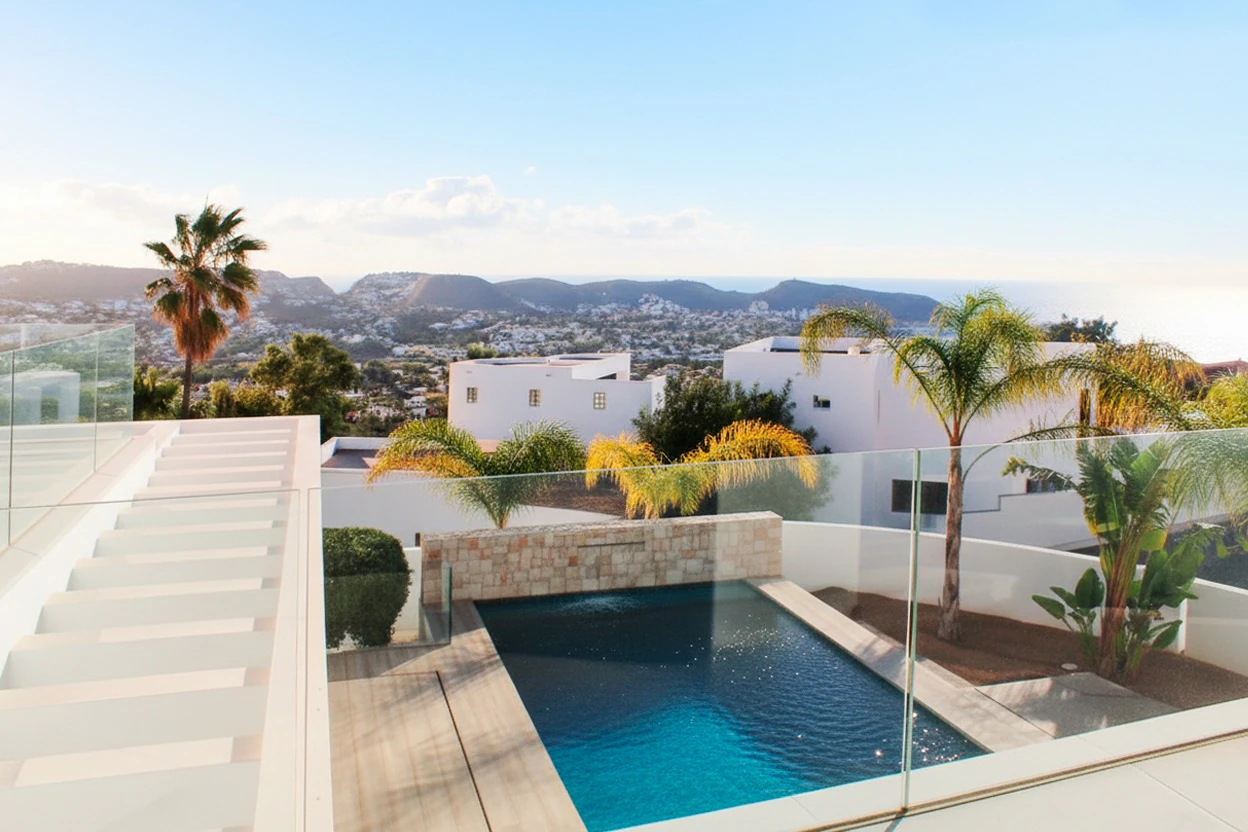 Villa de lujo en Benimeit - Moraira, con vistas panorámicas al mar