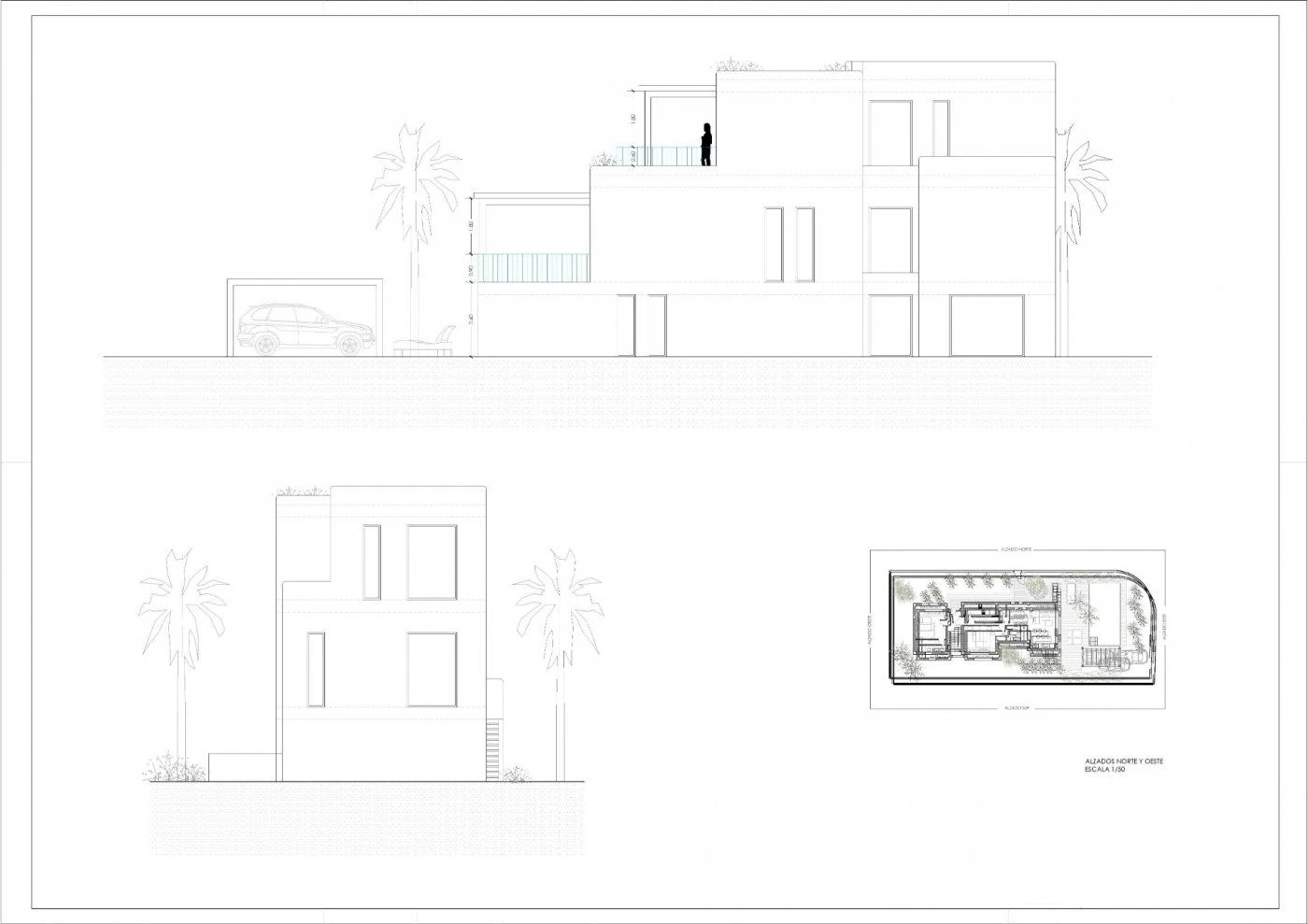 PROJEKT ZUM BAUEN IN DER ERSTEN LINIE VON OLIVA BEACH