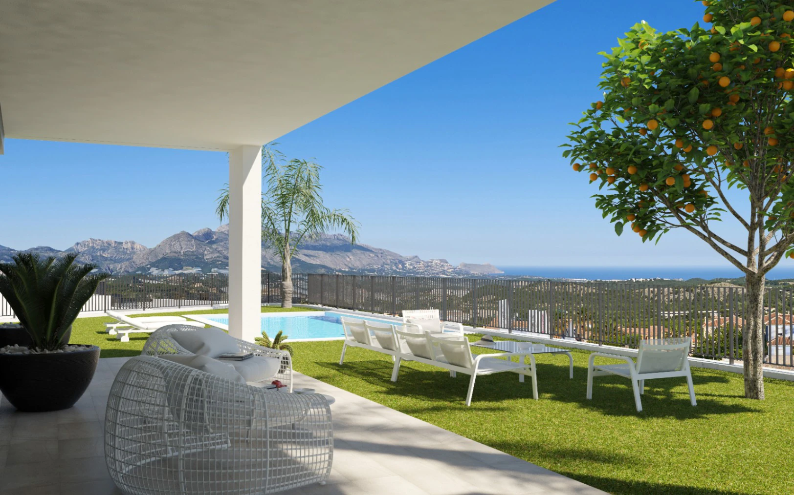 New Duplex Villa For Sale in Polop