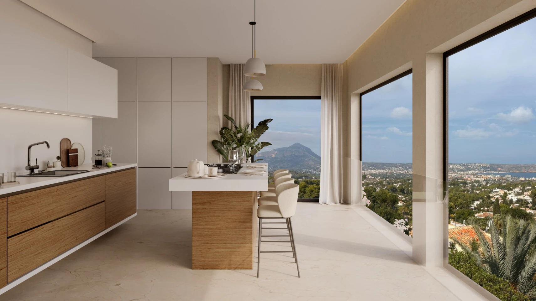 Exclusive villa with sea views in the sought-after Tosalet urbanization in Jávea.