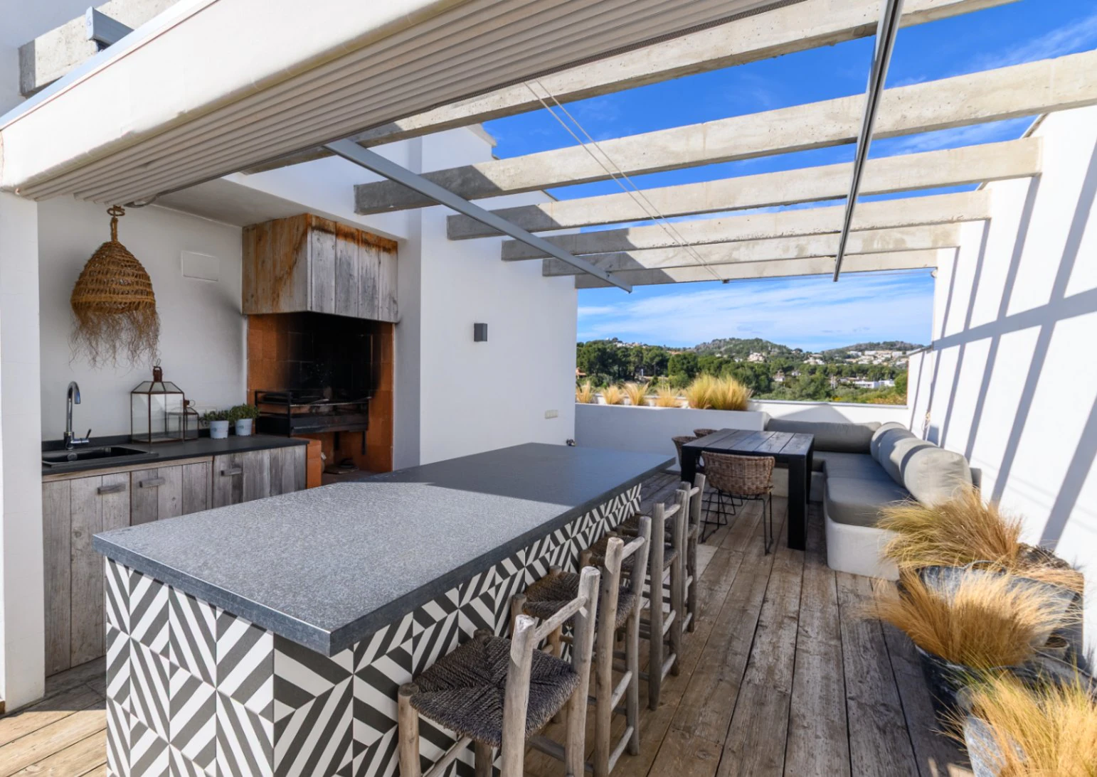 Penthouse de lujo de 3 dormitorios en venta en Jávea Arenal, a poca distancia de la playa.