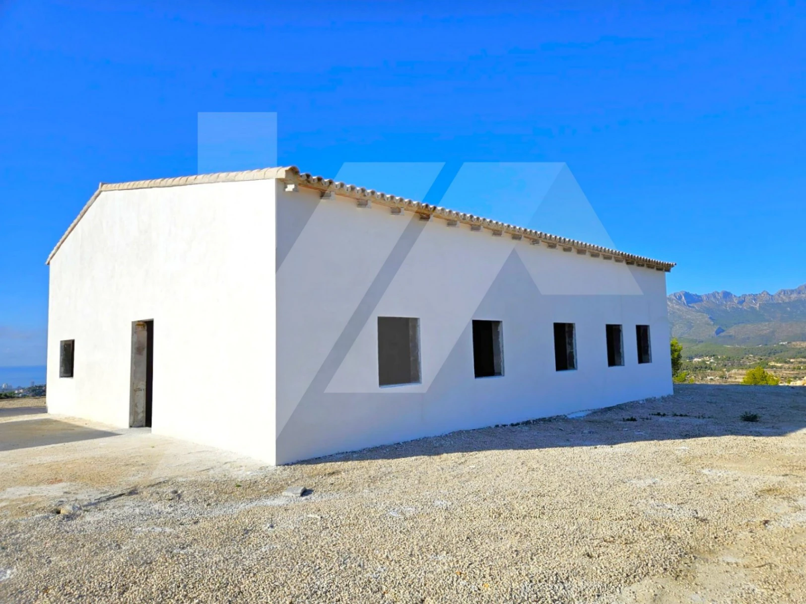Finca à vendre avec vue sur la mer à Benissa. Costa Blanca.