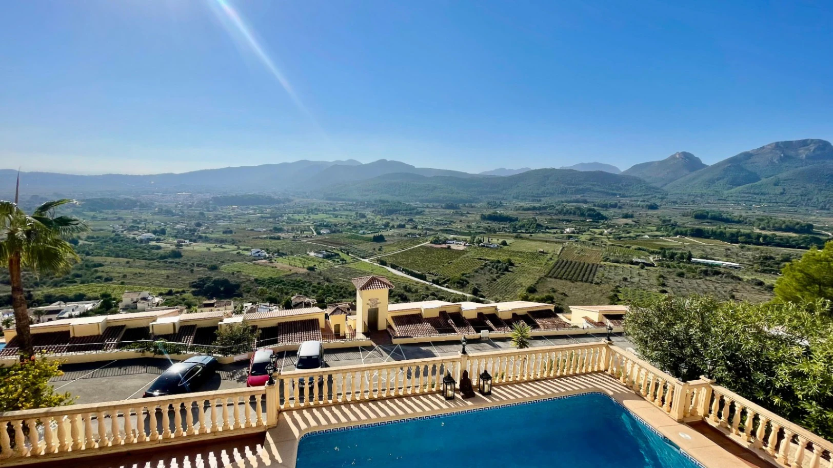 Villa à vendre à Jalon : vue spectaculaire sur la vallée, exposition sud