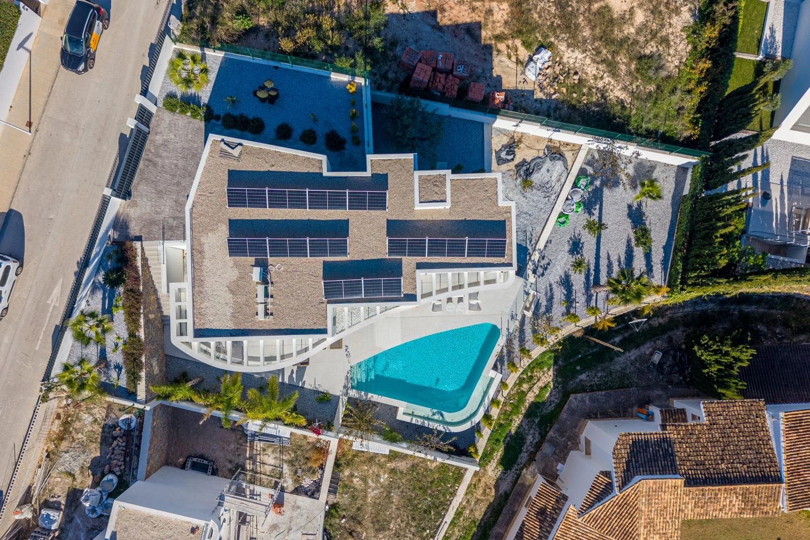 Impressive modern villa with sea views and total luxury
