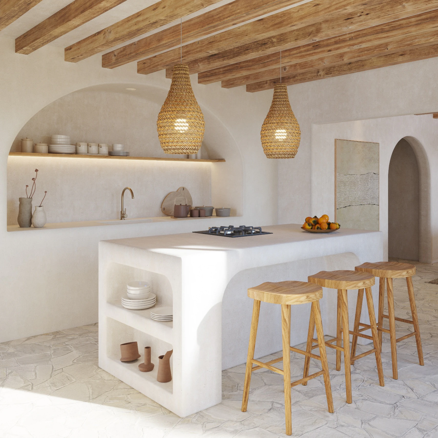 Villa Mediterránea al Estilo Ibiza con Vista al Montgó – Jávea
