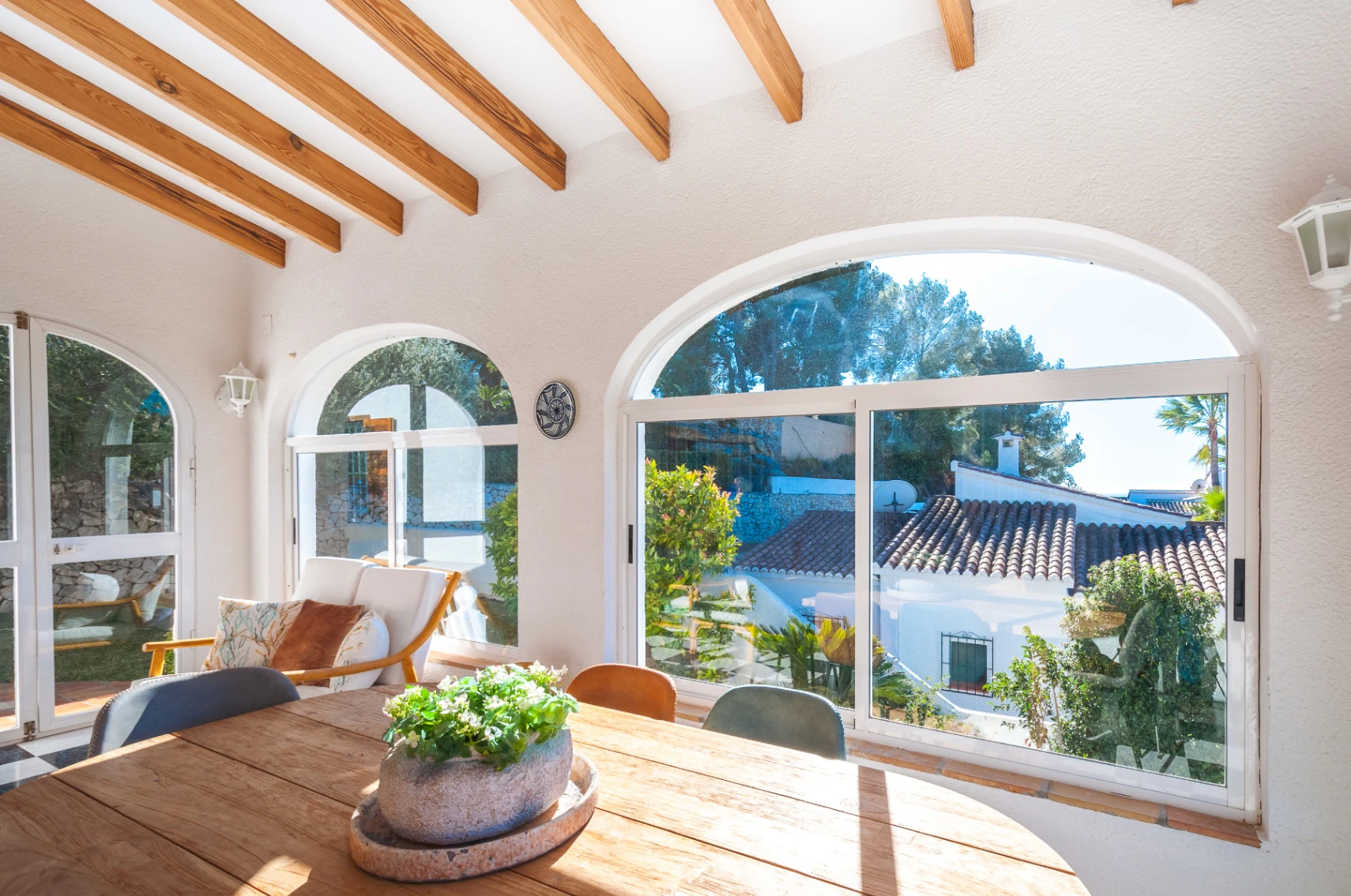 Villa méditerranéenne orientée sud-ouest à Benissa, près du club de golf San Jaime.