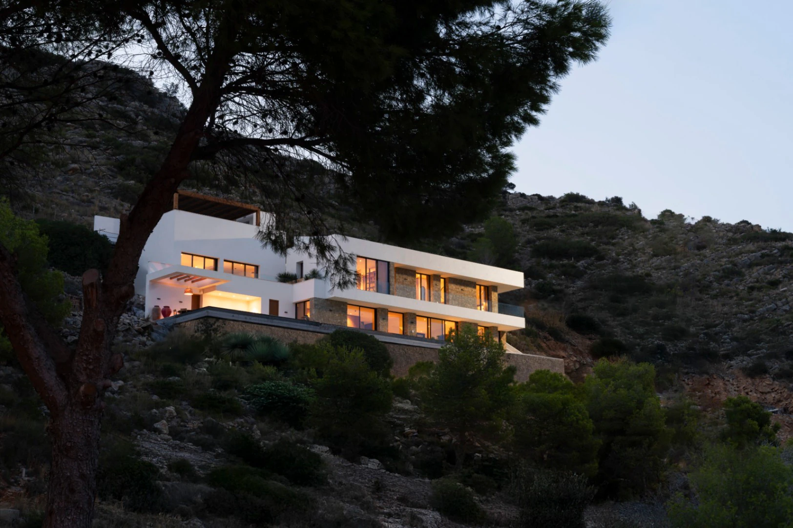 Exclusive luxury villa for sale in Jávea, with panoramic sea and mountain views.