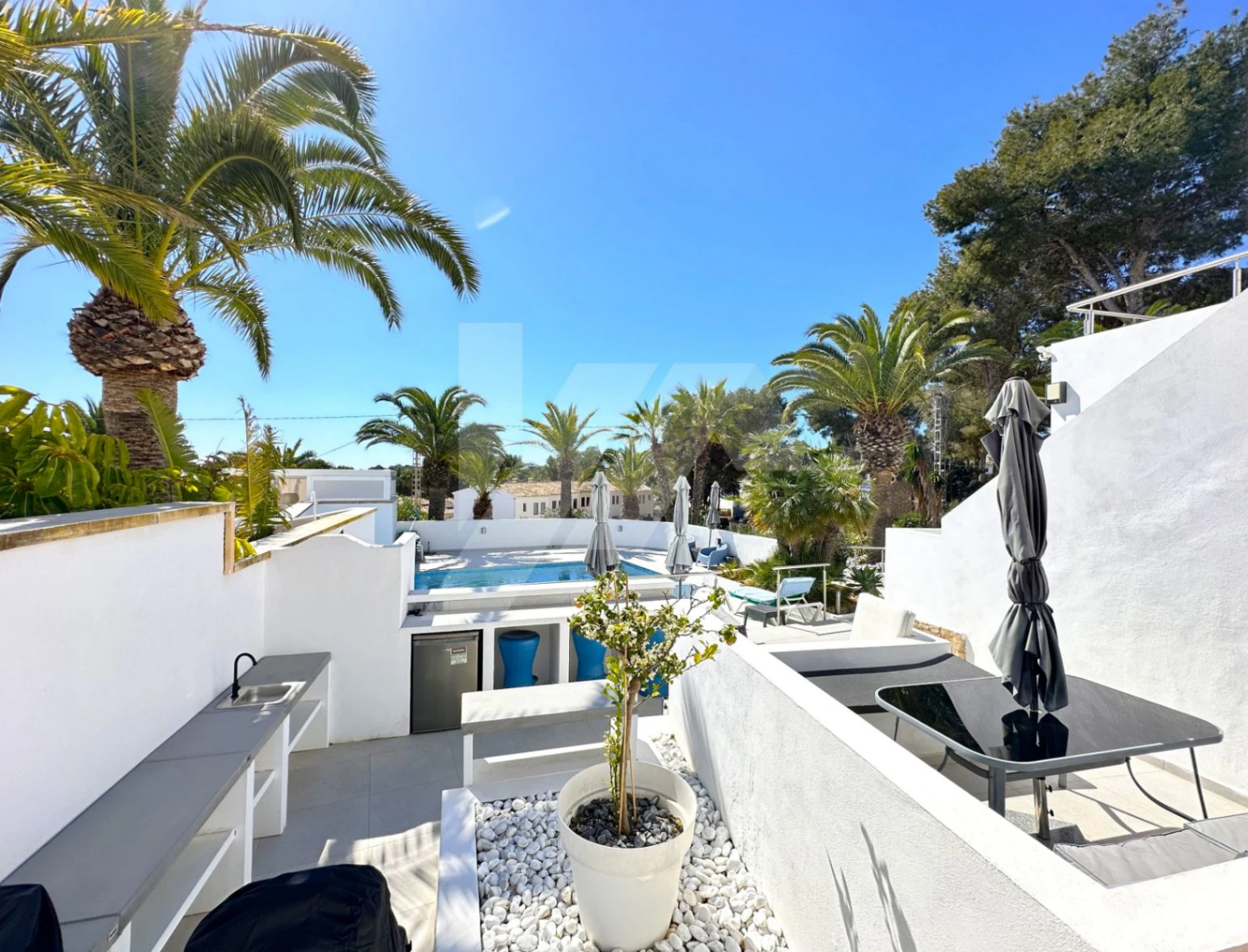 Villa with sea views for sale in Moraira, Costa Blanca.