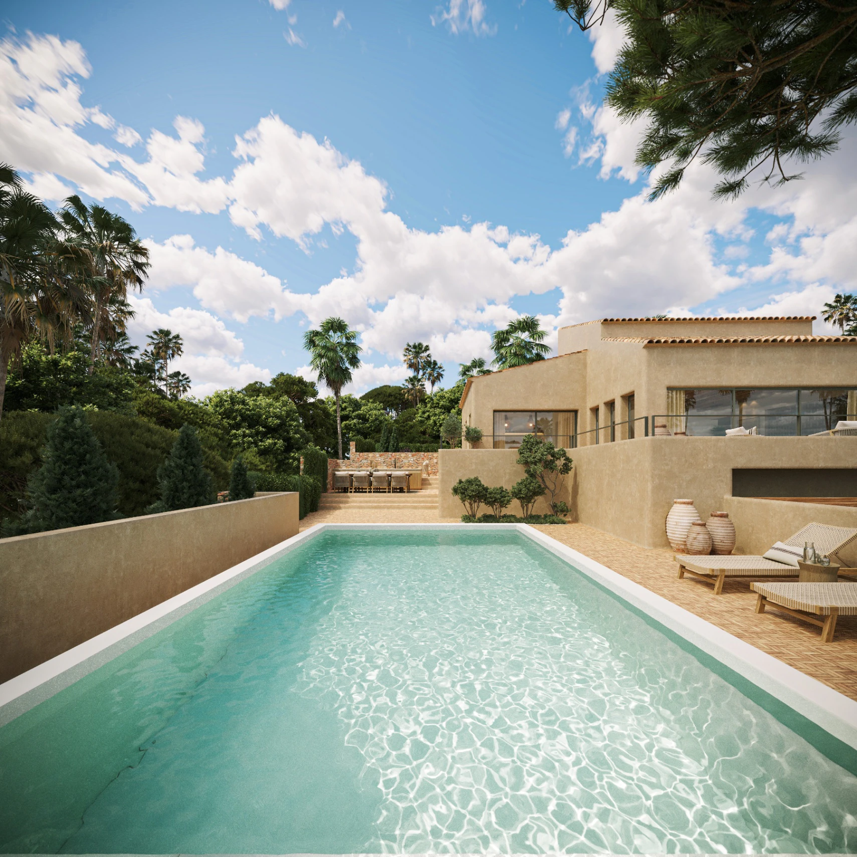 Villa Mediterránea al Estilo Ibiza con Vista al Montgó – Jávea