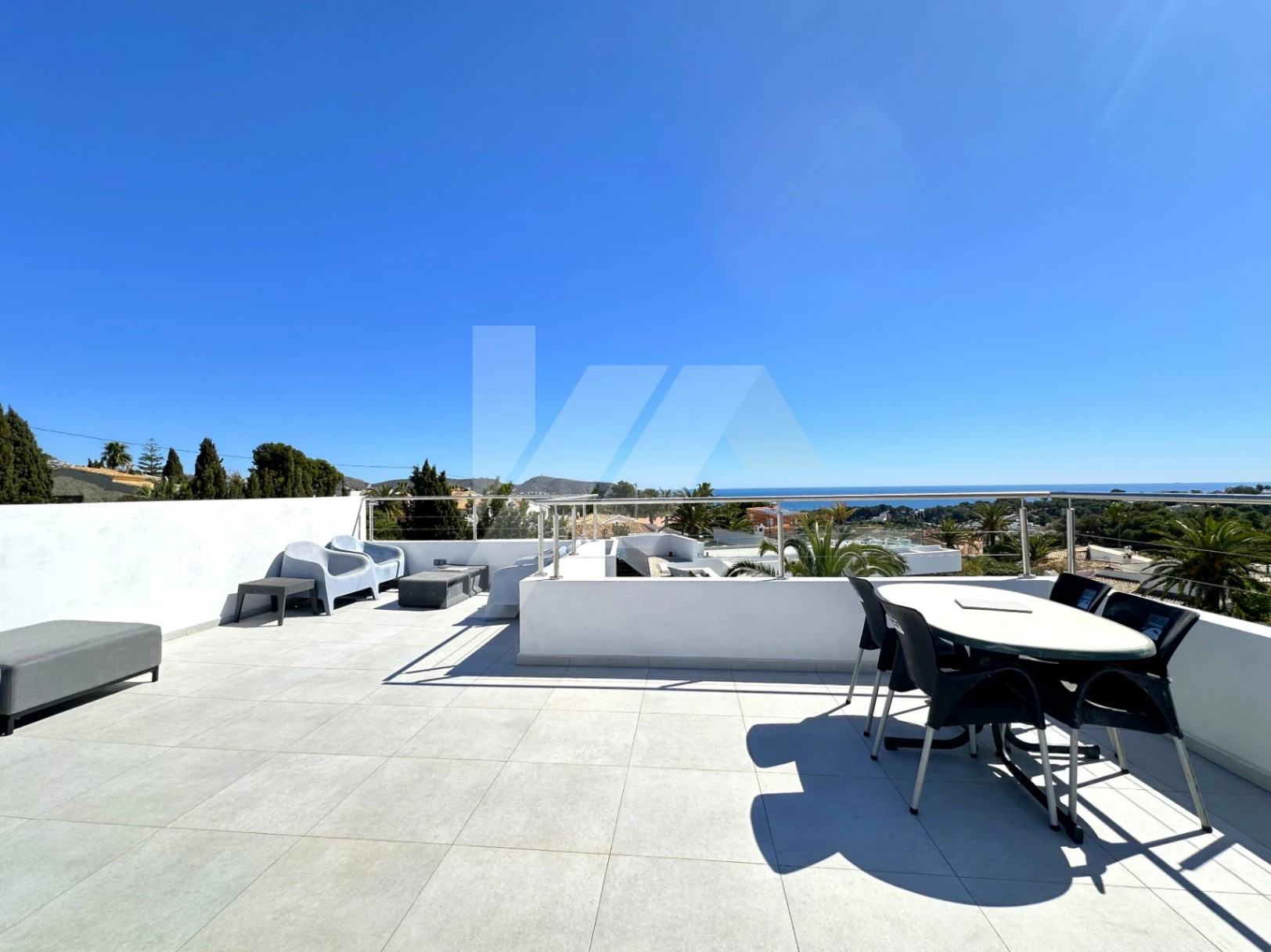 Villa with sea views for sale in Moraira, Costa Blanca.