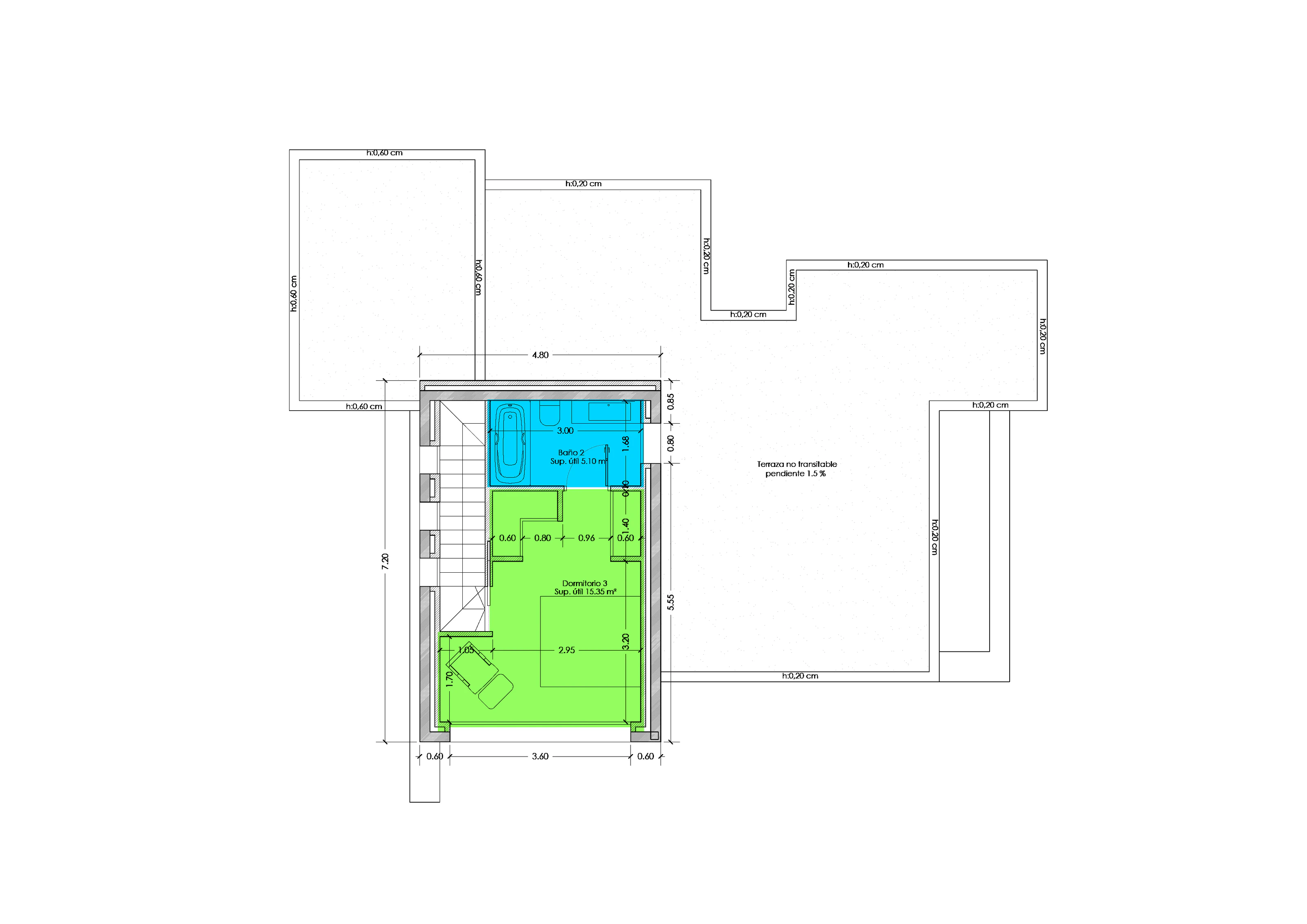 Design villa project in Urbanization Solana II just 12 km from Denia