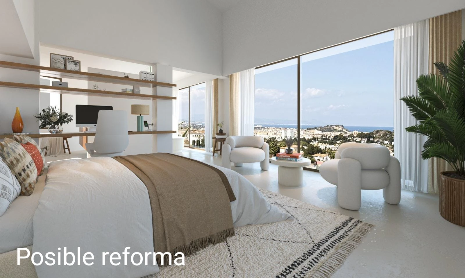 Large villa with the most stunning views of Dénia.