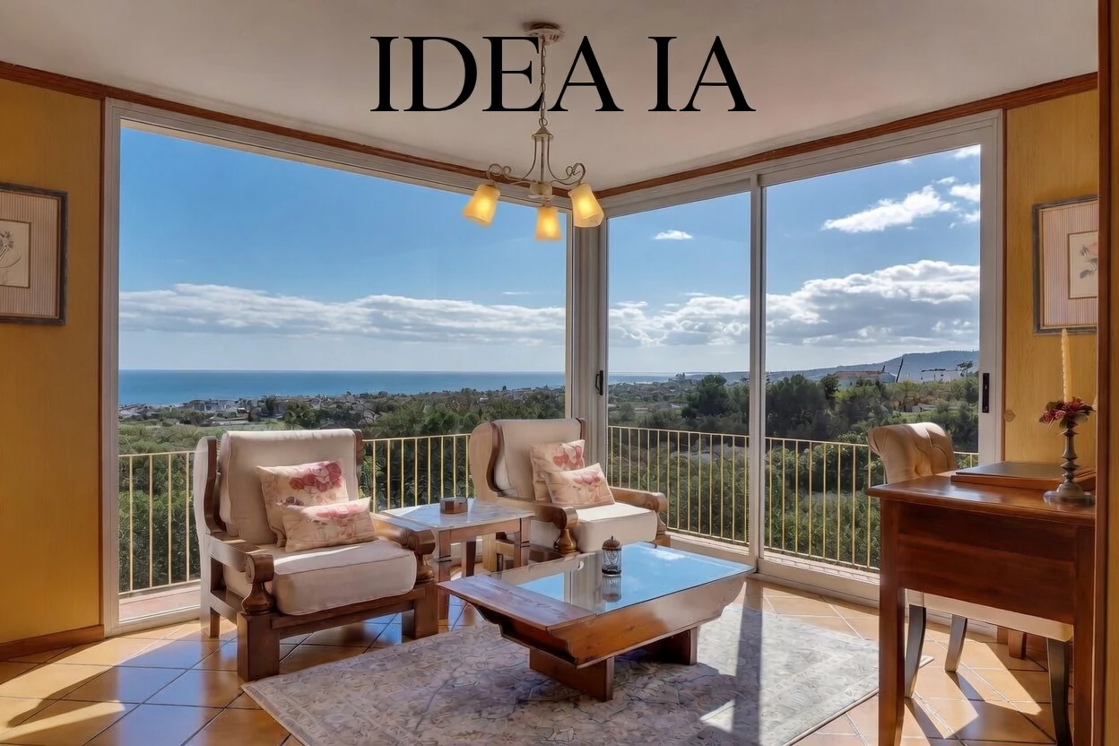 Villa a la venta a pocos metros del casco antiguo de Jávea con vistas al mar