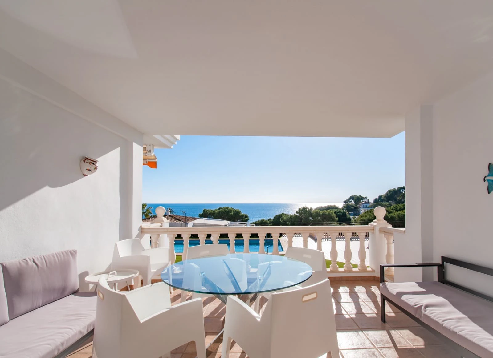Sea view apartment for sale in Moraira