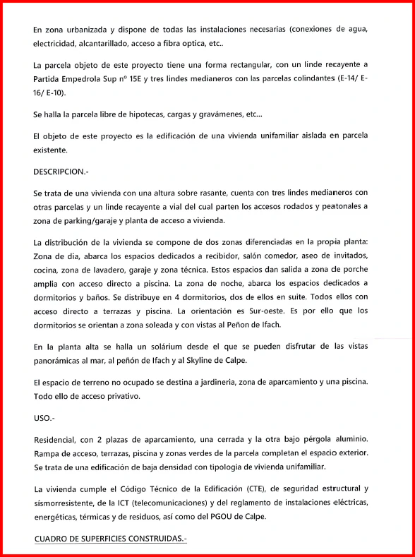Villa for sale in Calpe