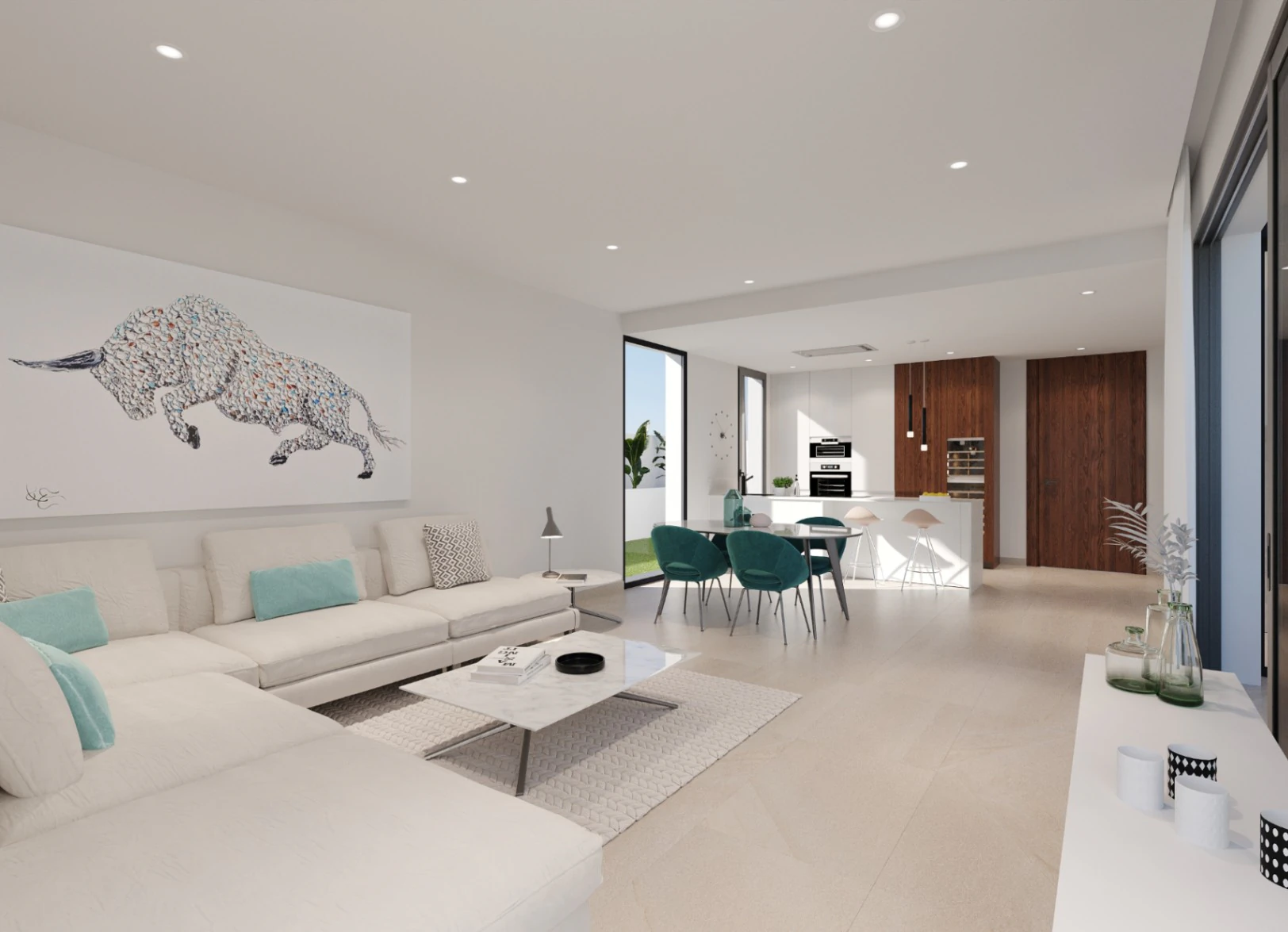 Moderne Villa mit Meerblick in Finestrat zu verkaufen