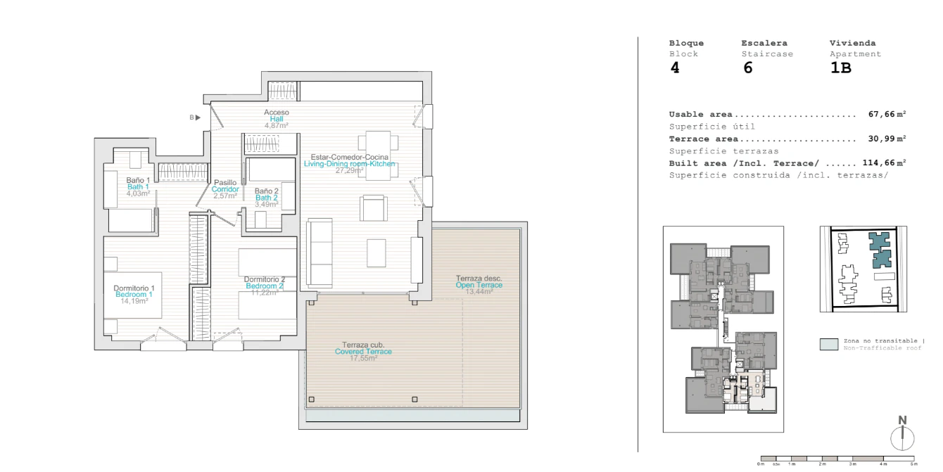 Apartamento ecológico de dos habitaciones en venta cerca de Denia Costa Blanca