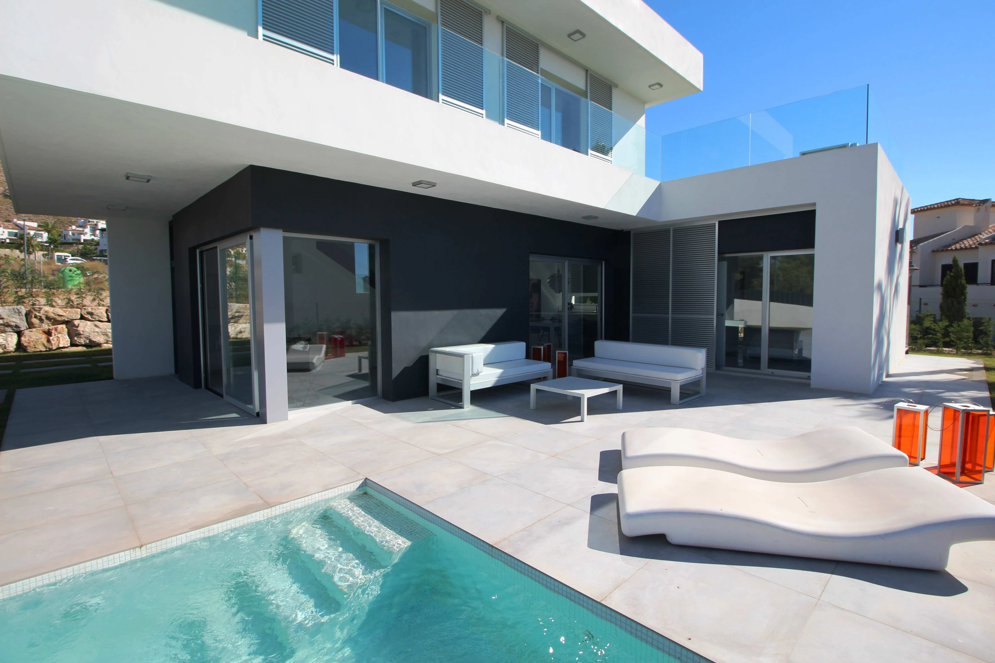 3 Schlafzimmer 3 Bad Meer Blick Villa In Finestrat