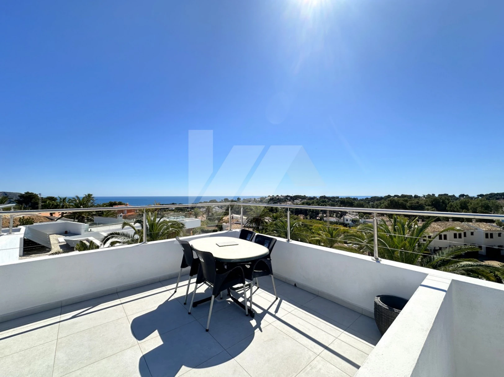 Villa mit Meerblick zum Verkauf in Moraira, Costa Blanca.