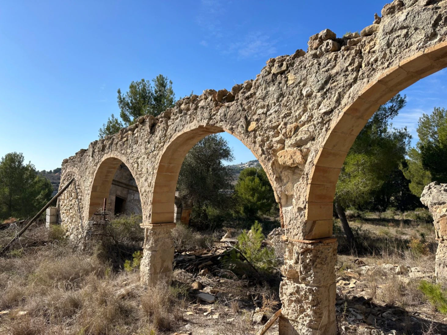 Massive rustic land with sea views in Moraira