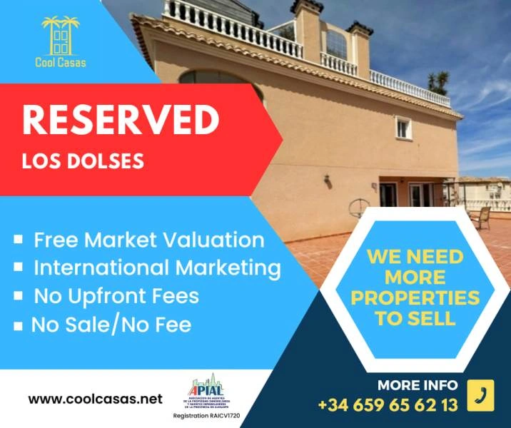 Property Sold in Los Dolses |Cool Casas