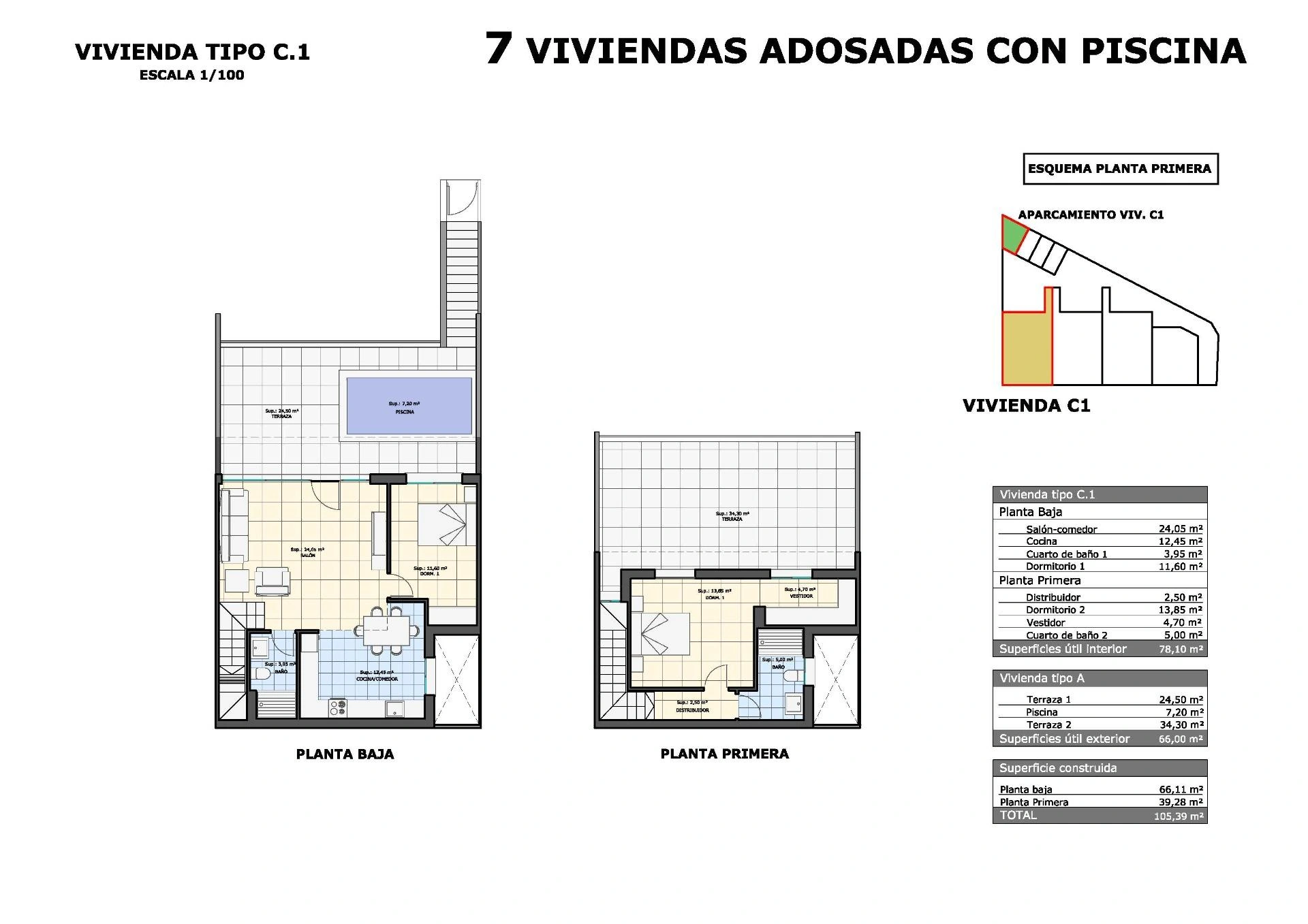 Bungalow til salg i Pilar De La Horadada
