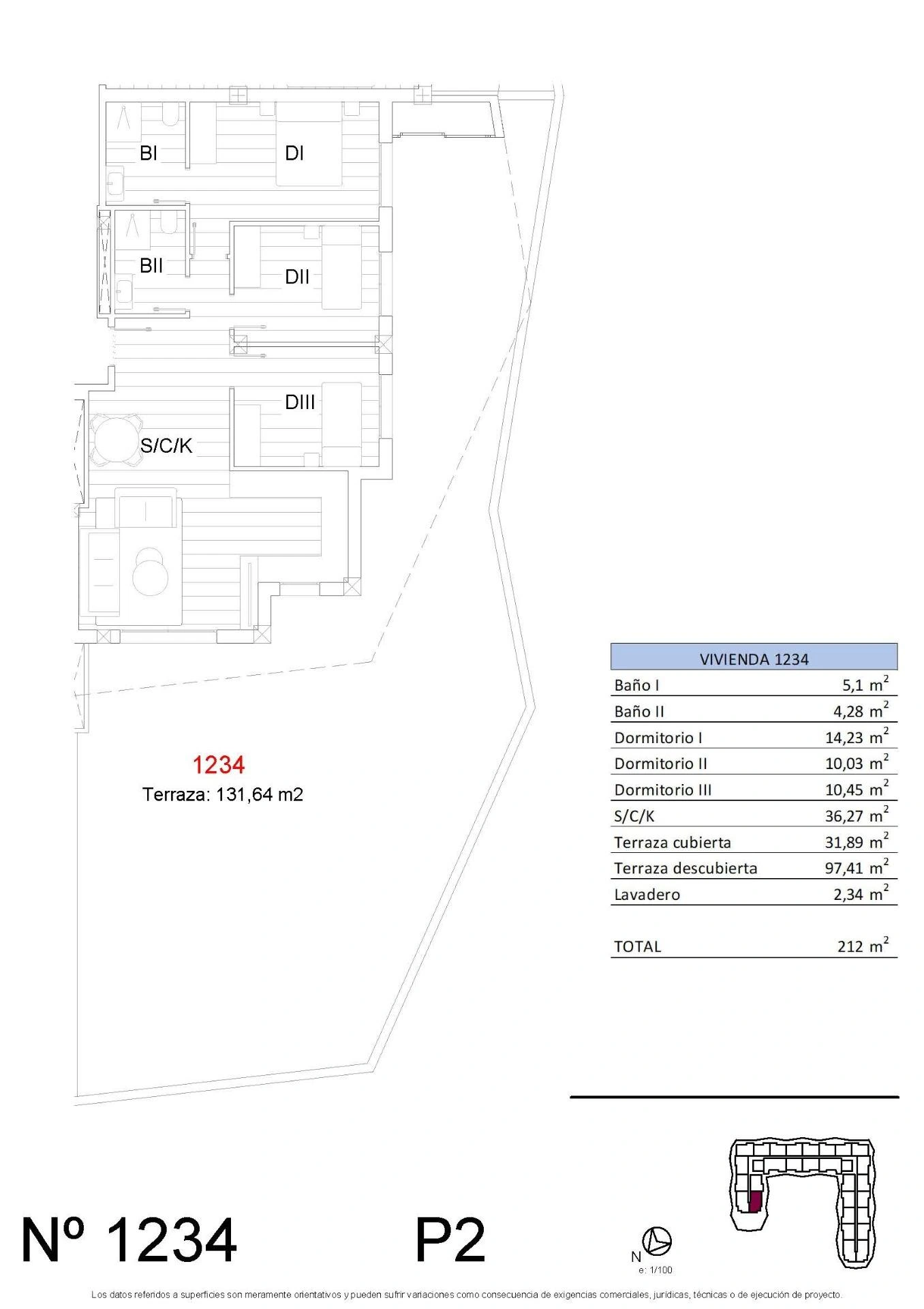 Flat for sale in San Miguel De Salinas