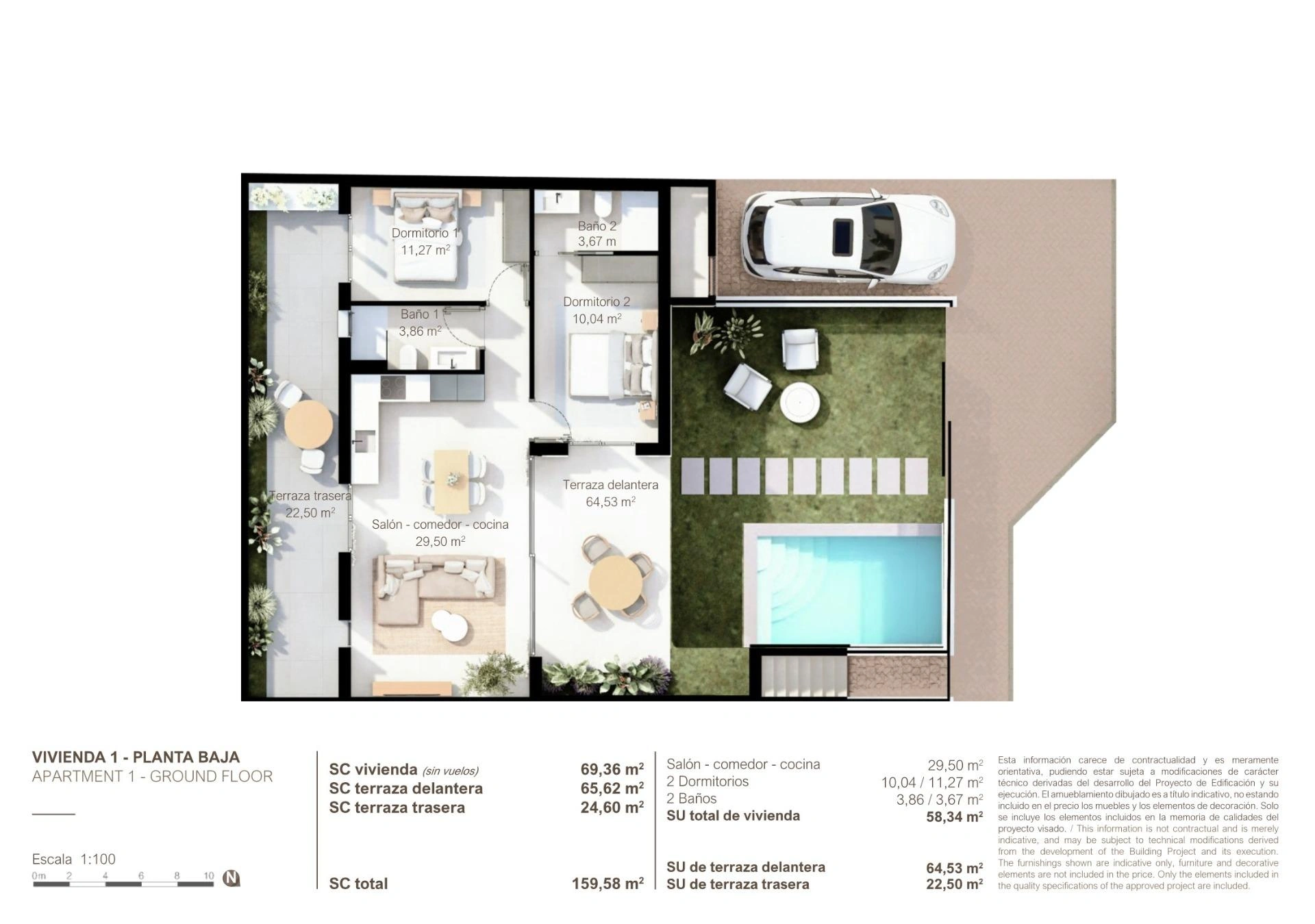 Bungalow à la vente à San Pedro Del Pinatar